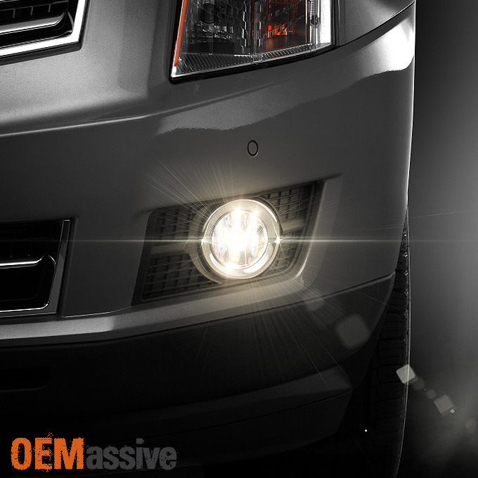 Fit 20102016 Cadillac SRX Clear Bumper Fog Lights Lamps w/ Switch